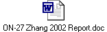 ON-27 Zhang 2002 Report.doc